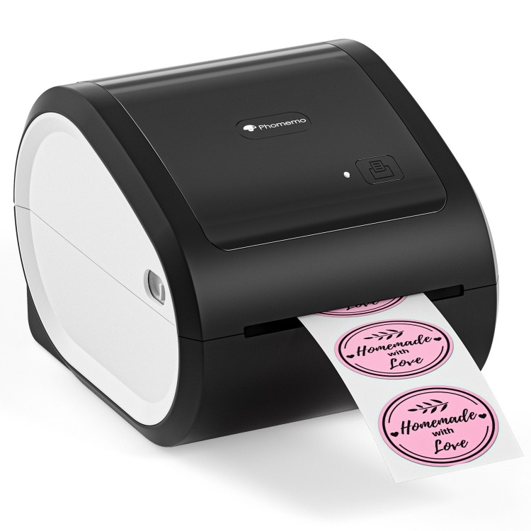 พร้อมสต็อก Phomemo D520-BT Bluetooth Thermal Shipping Label Printer Wireless Desktop Printer สําหรับ