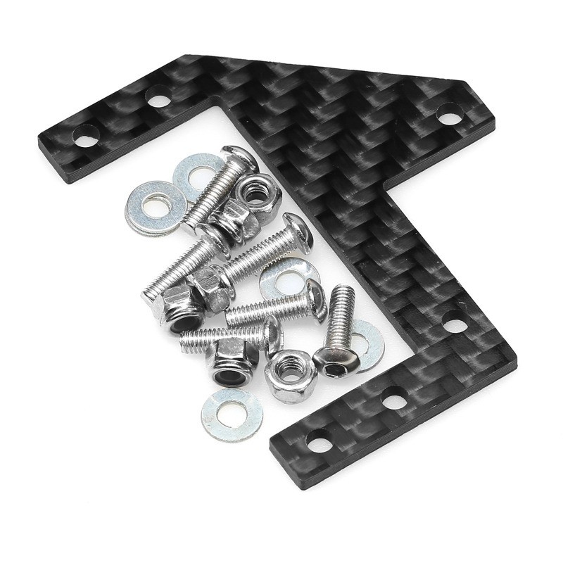 สําหรับคาร์บอนไฟเบอร์ Servo Mount Plate Tamiya CC01 CC-01 RC รถอะไหล่อัพเกรดอุปกรณ์เสริม