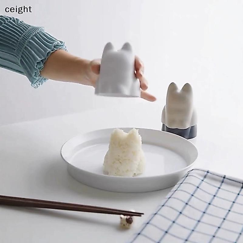 [ceight] แม่พิมพ์ข้าวปั้นรูปแมว - ที่กดซูชิสะดวกสําหรับ DIY Bento, อุปกรณ์ครัวญี่ปุ่น TH