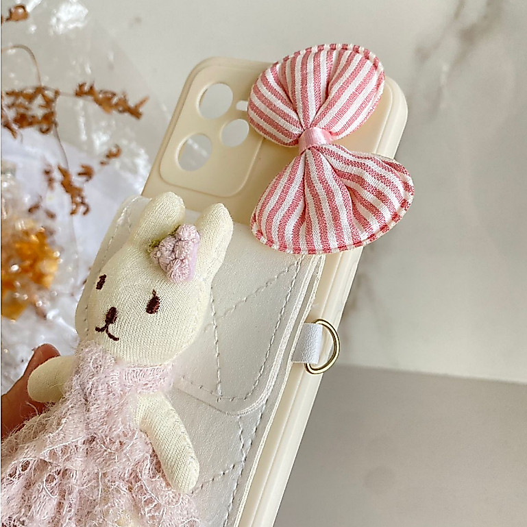 Softcase Tas Bunny FH84 EQ13 สําหรับ Iphone 6+ 6s+ 7 8 7+ 8+ X Xs 11 12 13 14 + 15 15 + 16 + Plus Pr