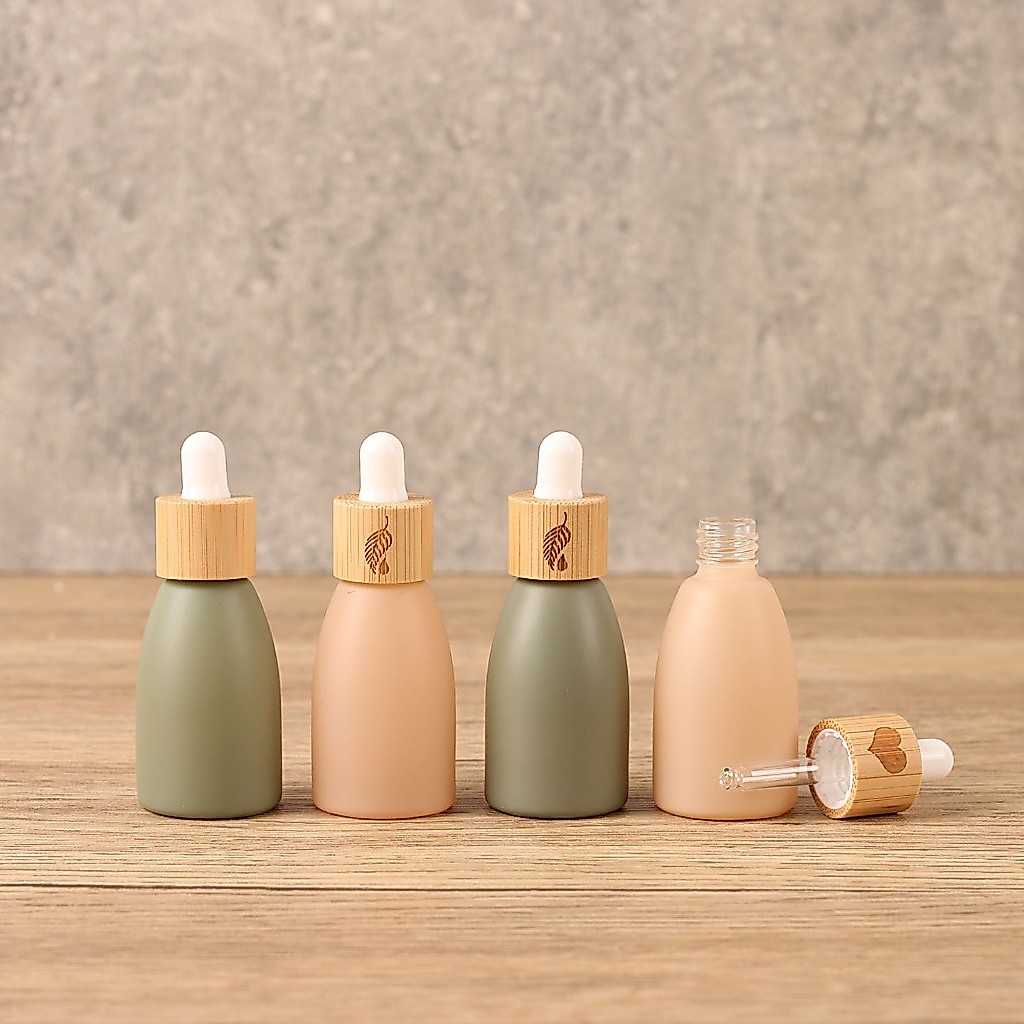 High-End Dropper ขวดน้ํามันหอมระเหย Essence Sub-bottling Light-Proof แก้วน้ํามันหอมระเหยขวด Travel ขวดเปล่าขนาดเล็กผสมขวด 12ML