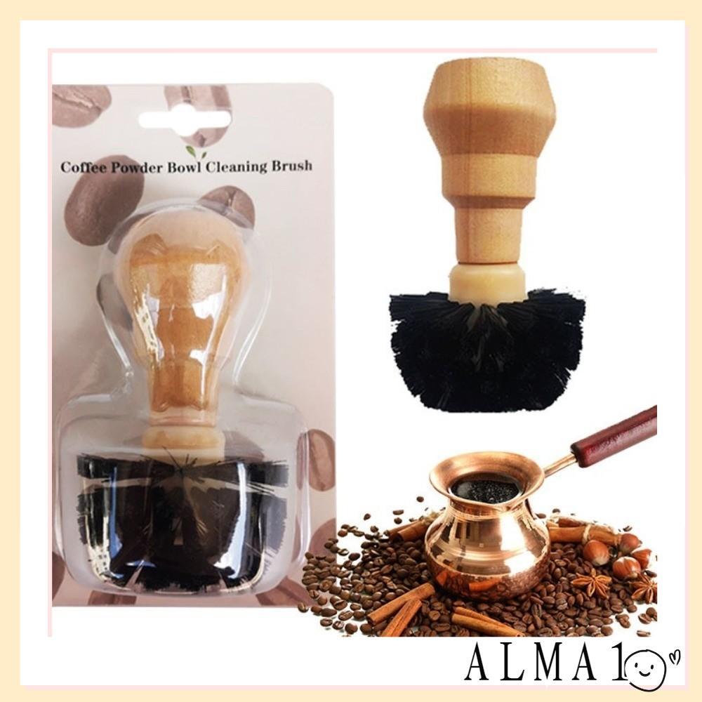 ALMA ผงกาแฟชามแปรง,สําหรับ 51/54/58 มม.PP Espresso Portafilter แปรงทําความสะอาด,เครื่องมือทําความสะอ