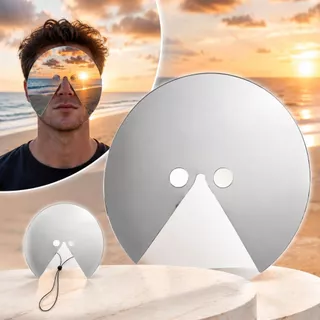 ESPOI กระจกทรงกลม, Full Face Head-mounted Visual Illusion Prop,สวมใส่การถ่ายภาพProps Visual Dislocationสะท้อนแสงผู้ใหญ่ใช้