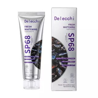 【 ซื้อ 1 แถม 1】 Delecchi SP68 ยาสีฟันไวท์เทนนิ่ง 100g - ขจัดคราบ ลดหินปูน ลมหายใจสดชื่น