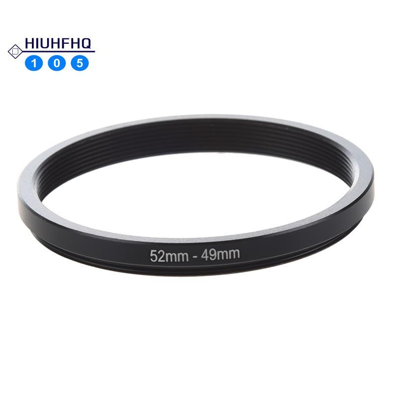 Hiuhfhq10652 มม.-49 มม. 52 มม. ถึง 49 มม. อะแดปเตอร์แหวนสีดําสําหรับกล้อง