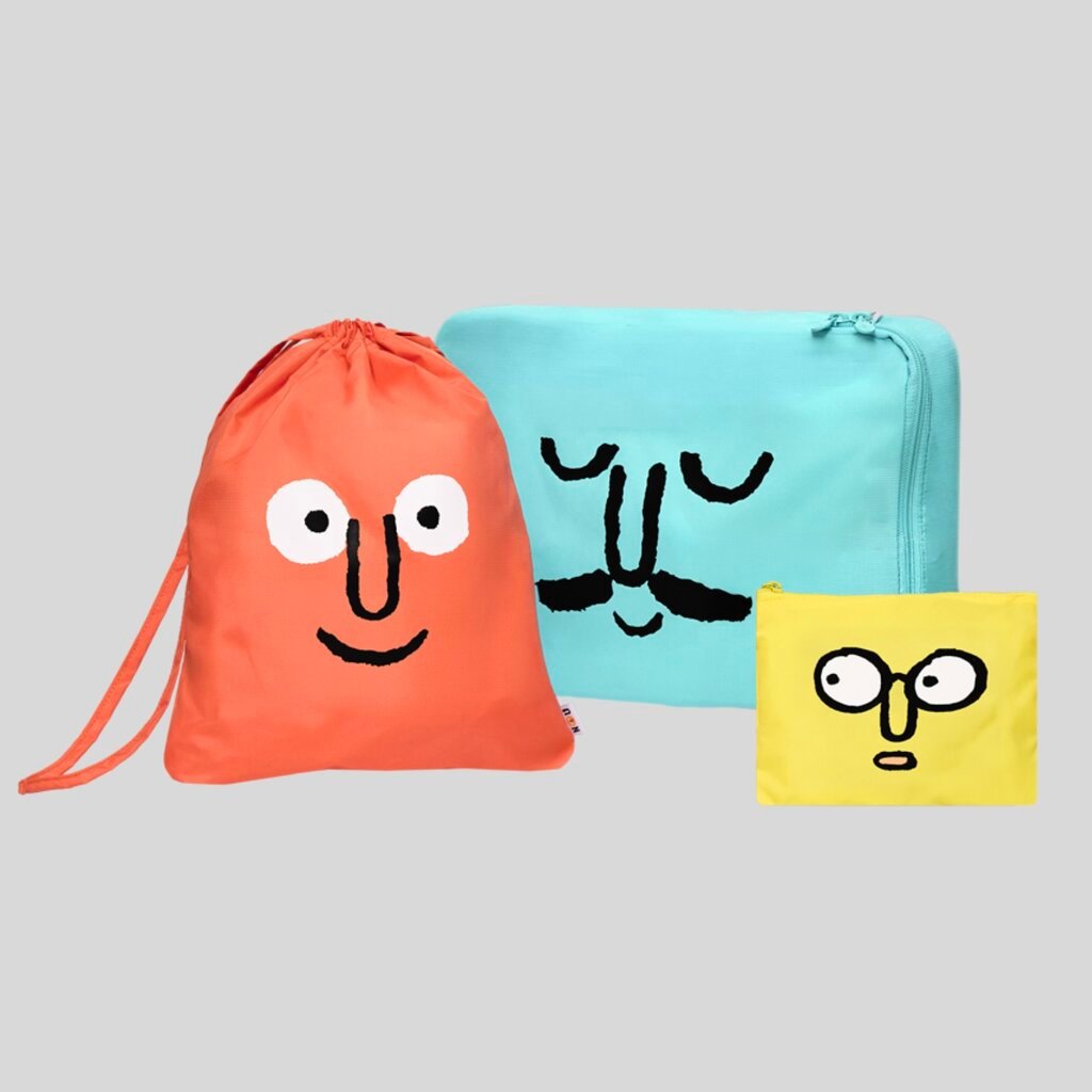 NouNou Travel Pouch Set (3 ชิ้น) / เซตกระเป๋าจัดระเบียบเดินทาง นูนู