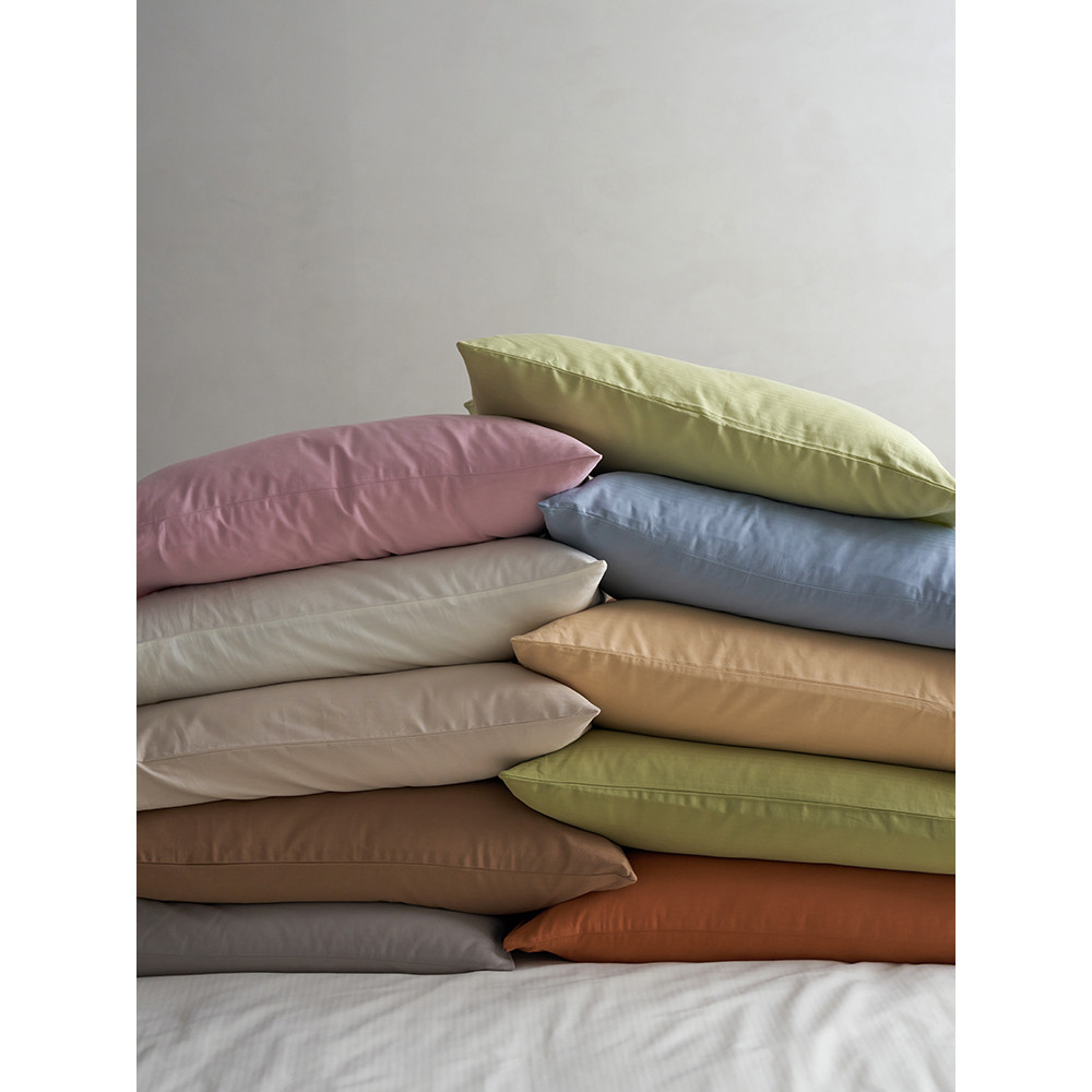 Five-Star Hotel Class A ปลอกหมอนผ้าฝ้ายผ้าฝ้ายแท้สีบริสุทธิ์ปลอกหมอนเดี่ยวหนึ่งคู่แพ็ค 2025 สไตล์ใหม