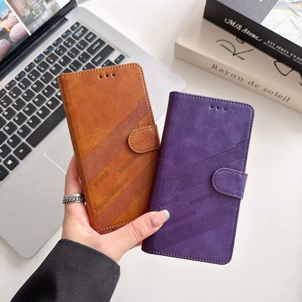 Flip หนังสําหรับ Samsung Galaxy S26 Ultra S25 Plus S24 S23 FE A36 A37 A56 A35 A57 A07 A06 A05S A05 A16 A15 A17 A26 กระเป๋าสตางค์กระเป๋า