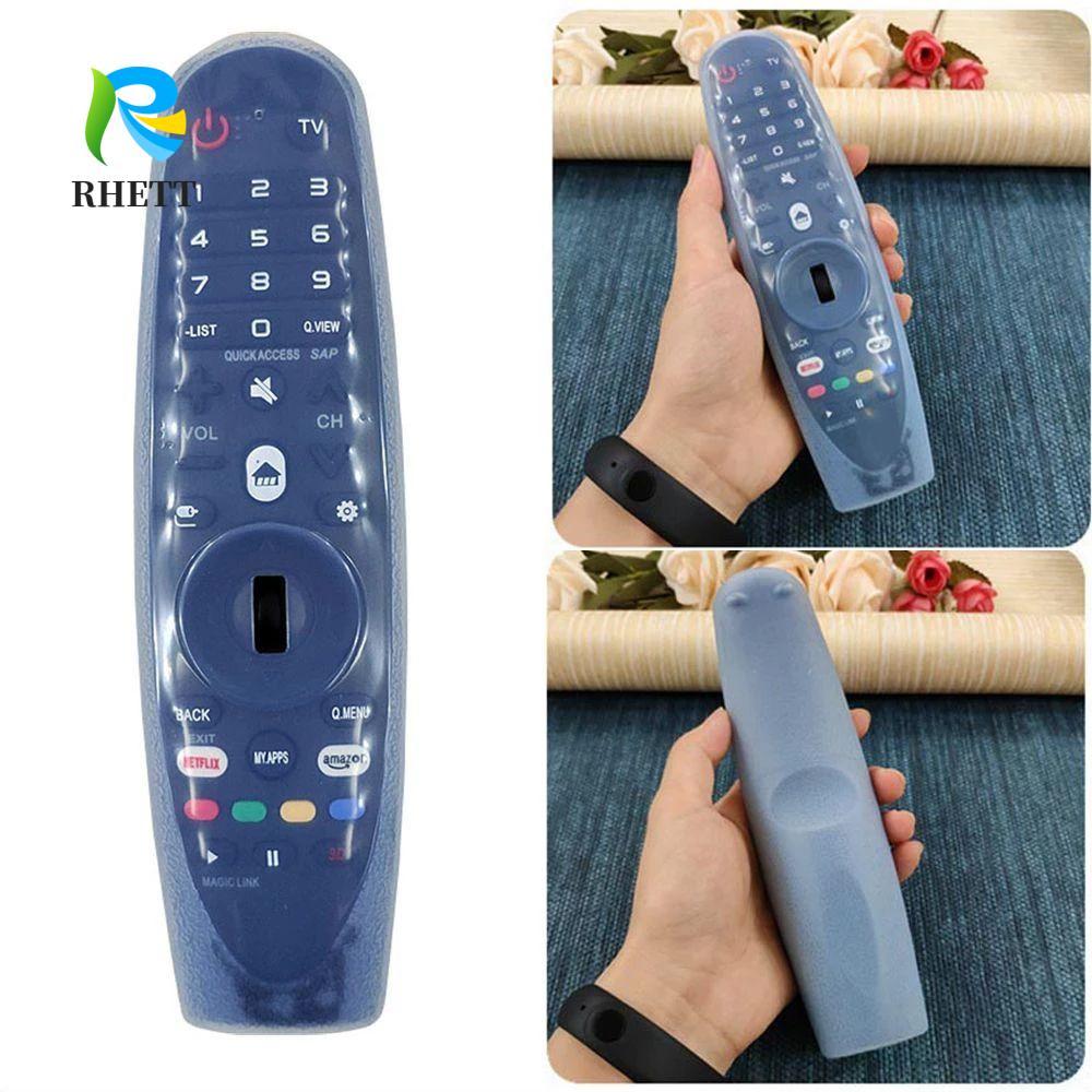 RHETT เคสรีโมทคอนโทรล AN-MR18BA AN-MR20BA สําหรับ LG AN-MR600 สําหรับ LG AN-MR650 โปร่งใส Anti-fall กันกระแทกรีโมทคอนโทรลฝาครอบป้องกัน