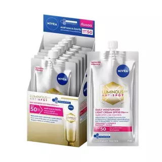 NIVEA (ยกกล่อง 6 ซอง) นีเวีย ลูมินัส630 (NIVEA LUMINOUS 630) แบบซอง ปริมาณ 7มล.
