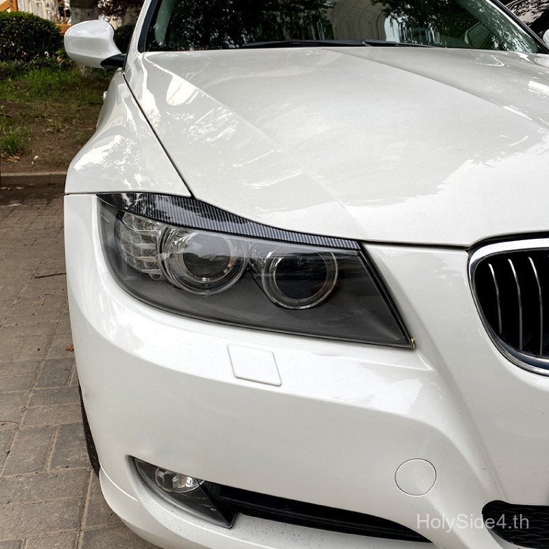 เหมาะสําหรับ BMW 3 Series BMW E90 E91 2005-2012 ไฟหน้ารถคิ้วไฟหน้าอุปกรณ์เสริมการปรับเปลี่ยนภายนอก