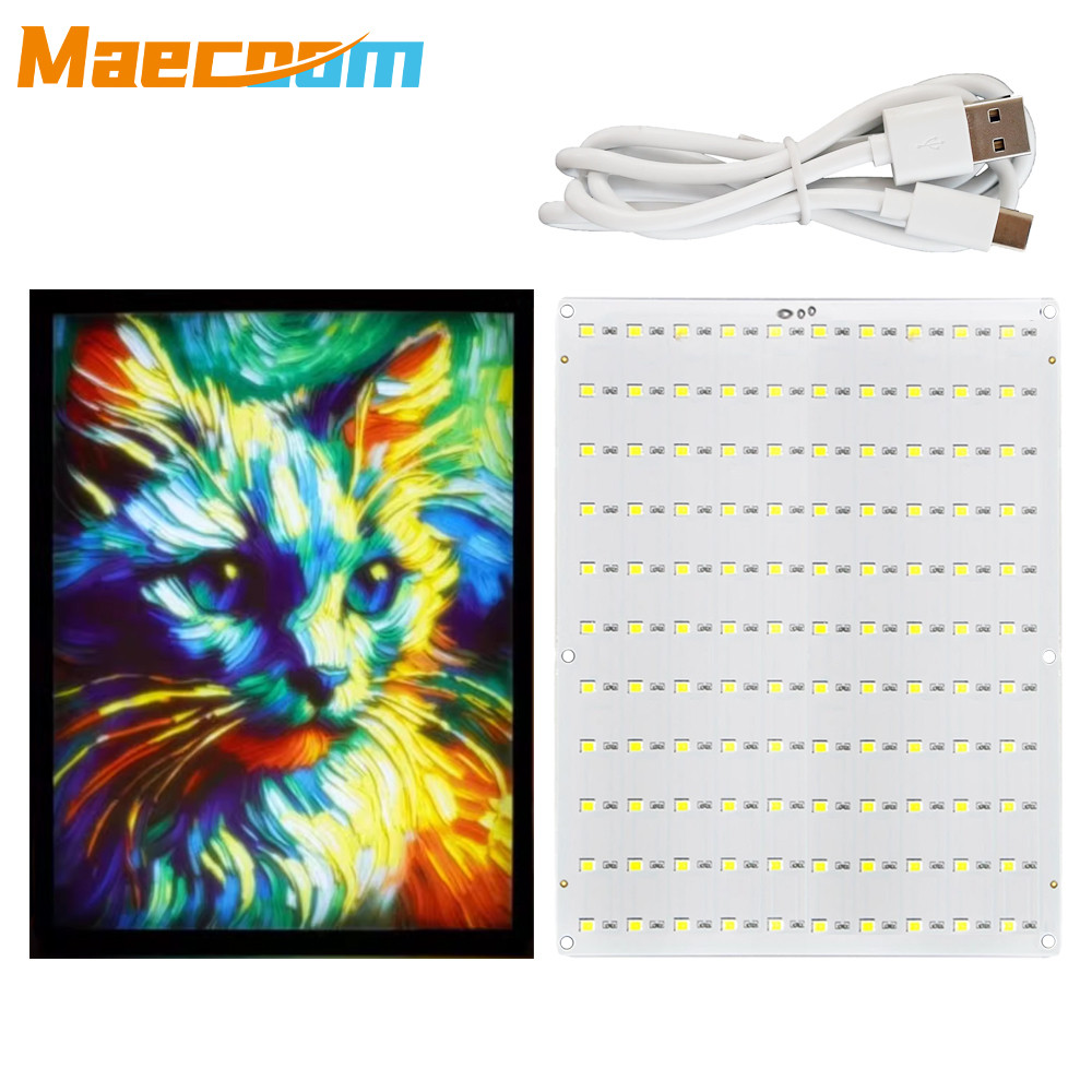 Bambu Lab CMYK LED Backlight Board Bambu Lab PLA CMYK Lithophane Bundle 3D พิมพ์ Lithophane Photo