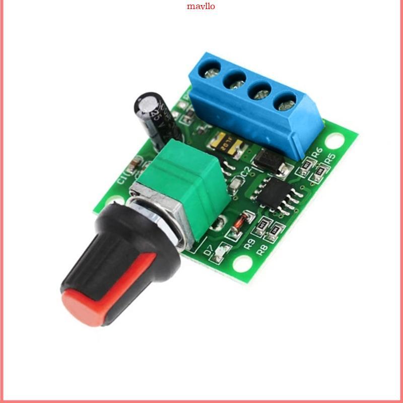 MAVLLO 1 5-12V 2A PWM มอเตอร์ควบคุมความเร็ว 1 8V 3V 5V 6V 12V รองรับ Microcontroller ควบคุมความเร็ว 