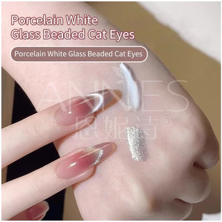 ANNIES Silk Bright Cat Eye เล็บโปแลนด์ 16 มล. เจลสีขาวติดทนนานโปร่งใส