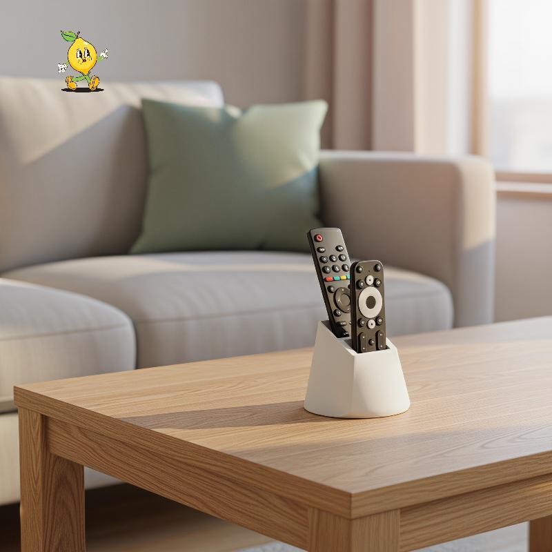 [mozh-t] Desktop TV Remote Organizer Dualpartments สําหรับชุดห้องนั่งเล่นประยุกต์