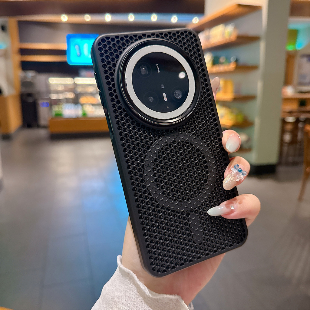 ความร้อนทําลายตาข่ายเคสโทรศัพท์Breathable Cooling CoverสําหรับHuawei Mate 60/60Pro/70/70Pro, P70/P70