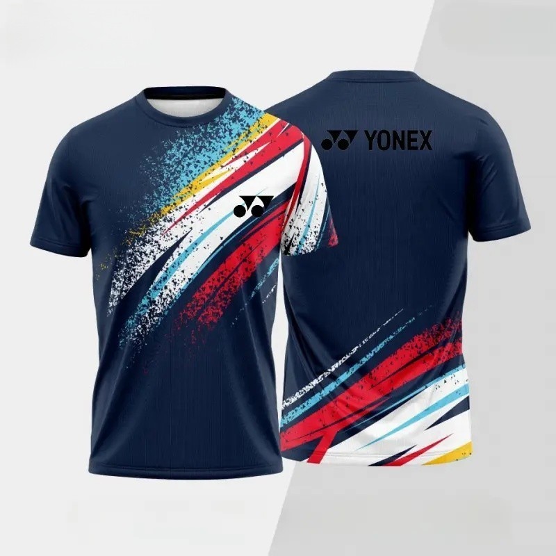 เสื้อแข่งโยเน็กซ์ใหม่ แห้งเร็วและระบายอากาศได้ดี สไตล์แฟชั่นสำหรับเล่นแบดมินตัน