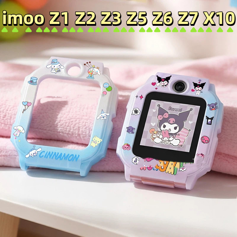[คลังสินค้าพร้อม]เคสกันกระแทก Kuromi ไล่สี สําหรับ imoo Z1 Z2 Z3 Z5 Z6 Z7 X10 พร้อมสายคล้อง imoo Z3 เคส imoo Z7 กรณี imoo Z1 เคส imoo Z6 เคส imoo X10 กรณี