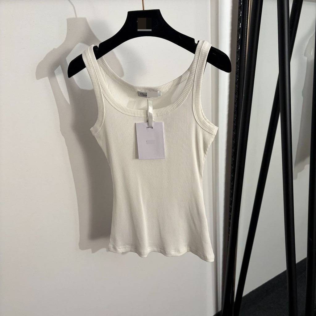 D110 Temperament Slim-fit New Style Letter Bee ปัก Slim-fit Pit