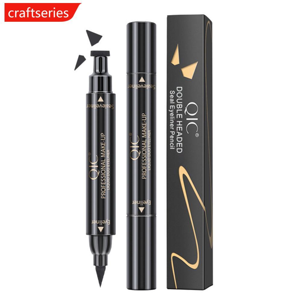 CRAFTSERIES ปีกสีดําแสตมป์ Liquid Eyeliner Easy Cat Eye แม่แบบแต่งหน้าเครื่องมือ Wing Long Lasting ก