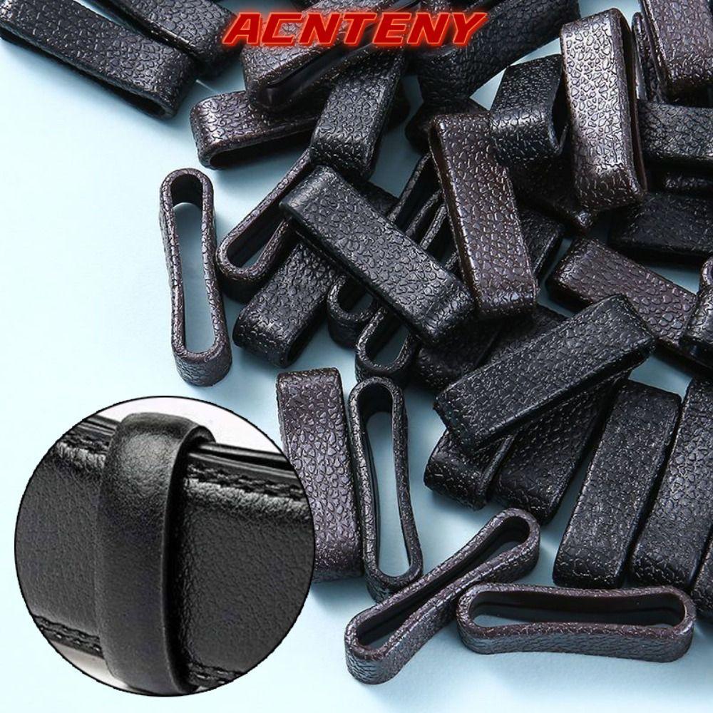 ACTENY เข็มขัด Keeper Loops, DIY TPU หนังเข็มขัด Loop Holder, ทนทานที่ละเอียดอ่อน Universal 40 มม.เข็มขัด End Retainer แหวนสําหรับ 30-38 มม.