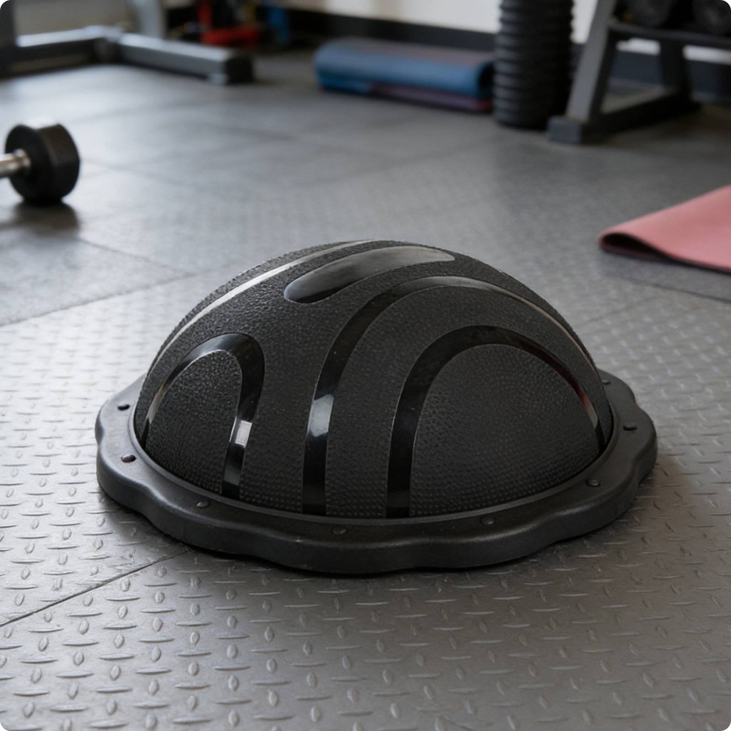 Anti-Rupture Half Balance Ball Textured Dome Balance Trainer Ball Phathlatephthalmate-Safe สําหรับออ