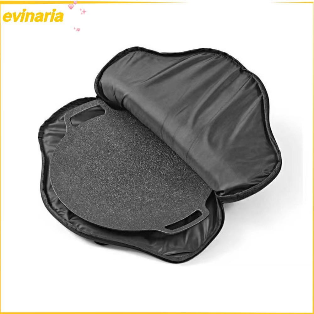 EVINARIA Grill Pan Storage Pouch, 600D กันน้ํา Baking Pan Storage Bag, กลางแจ้งสวมใส่ Caryying กระเป