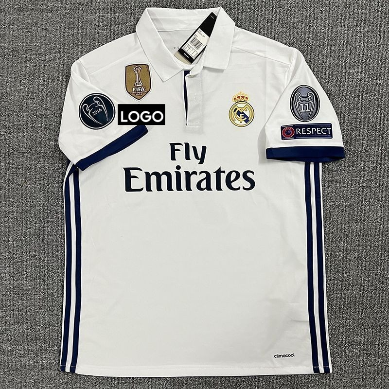 RMD Real Madrids 16/17 MODRIC KROOS เสื้อยืดฟุตบอลย้อนยุค