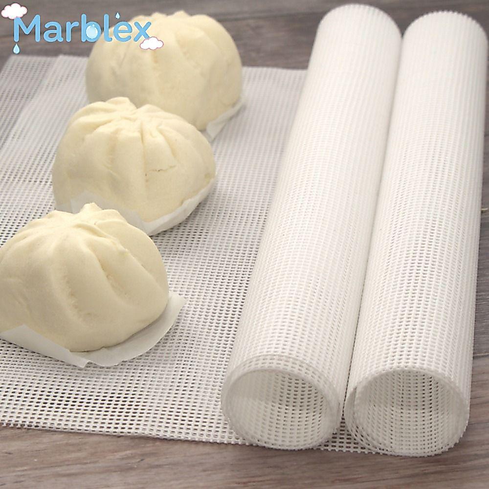 MARBLEX 1 ชิ้น Steamer ตาข่าย Pad, อาหารผลไม้เครื่องเป่าเตาอบอุปกรณ์ครัว Dehydrator แผ่น, ซิลิโคนแบบใช้ซ้ําได้ Non-Stick Baking Mat