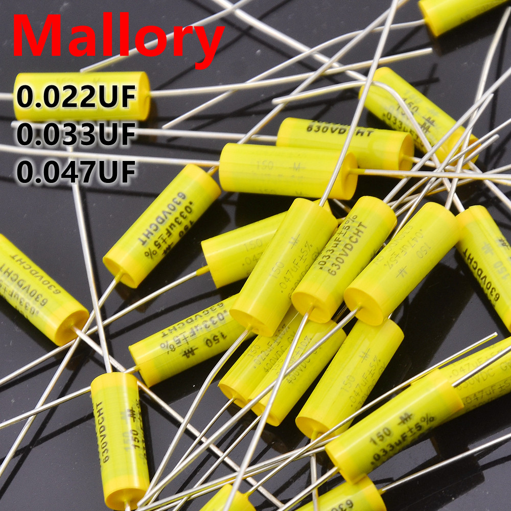 HS-ของแท้ USA Mallory 0.022UF 223K / 0.047UF 473K/0.033UF 333K Tone Cap (Capacitor) สําหรับ Epi 1959