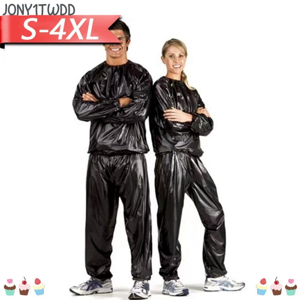 JONY1TWDD ชุดเหงื่อซาวน่า, ลดน้ําหนัก Heavy Duty ชุดออกกําลังกาย, Hoodies Fitness S-4XL Anti-Rip ชุดกีฬาซาวน่าฟิตเนสยิม