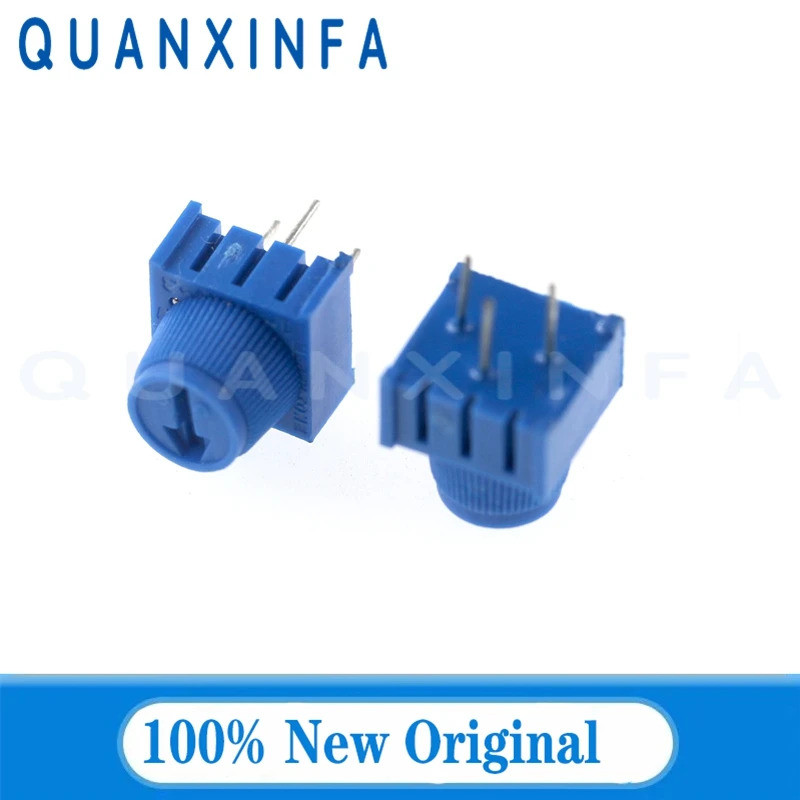 50PCS 386P 386P-1-103 104 500 โอห์ม 500R 1K 2K 5K 10K 20K 50K 100K 200K 500K 1M โอห์ม Trimpot Trimme