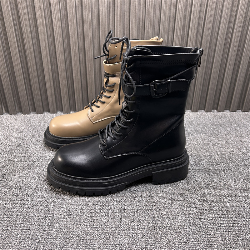 ยี่ห้อ Cabinet Removal Treatment Martin Boots หญิงสไตล์อังกฤษ 2024 ฤดูใบไม้ร่วงใหม่สไตล์หนา Soled หน