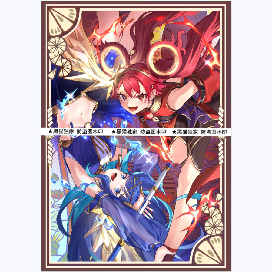 Yu-Gi-Oh! Yu-Gi-Oh! ที่ใส่การ์ดดาบ Black Cat Card Mirror Yu-Gi-Oh Gemini Flash Card Collection เคสป้