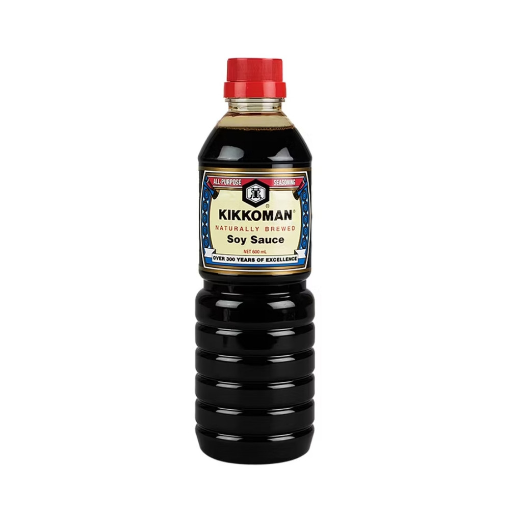 คิคโคแมน ซอสถั่วเหลือง Kikkoman Soy Sauce 600ml.