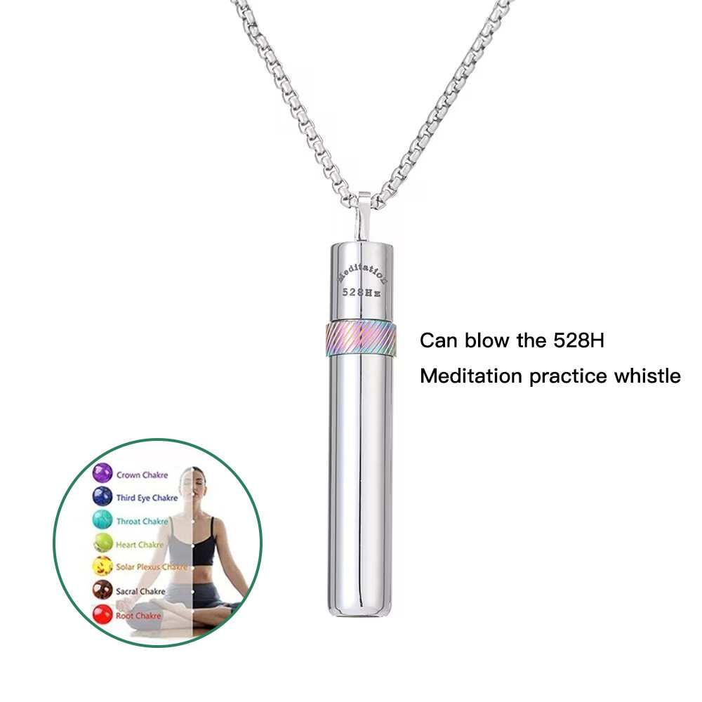 Hz 528 สร้อยคอหายใจ, สร้อยคอความวิตกกังวล, 528 hz สร้อยคอหายใจนกหวีดสําหรับเครื่องมือปรับแต่งสมาธิ, 