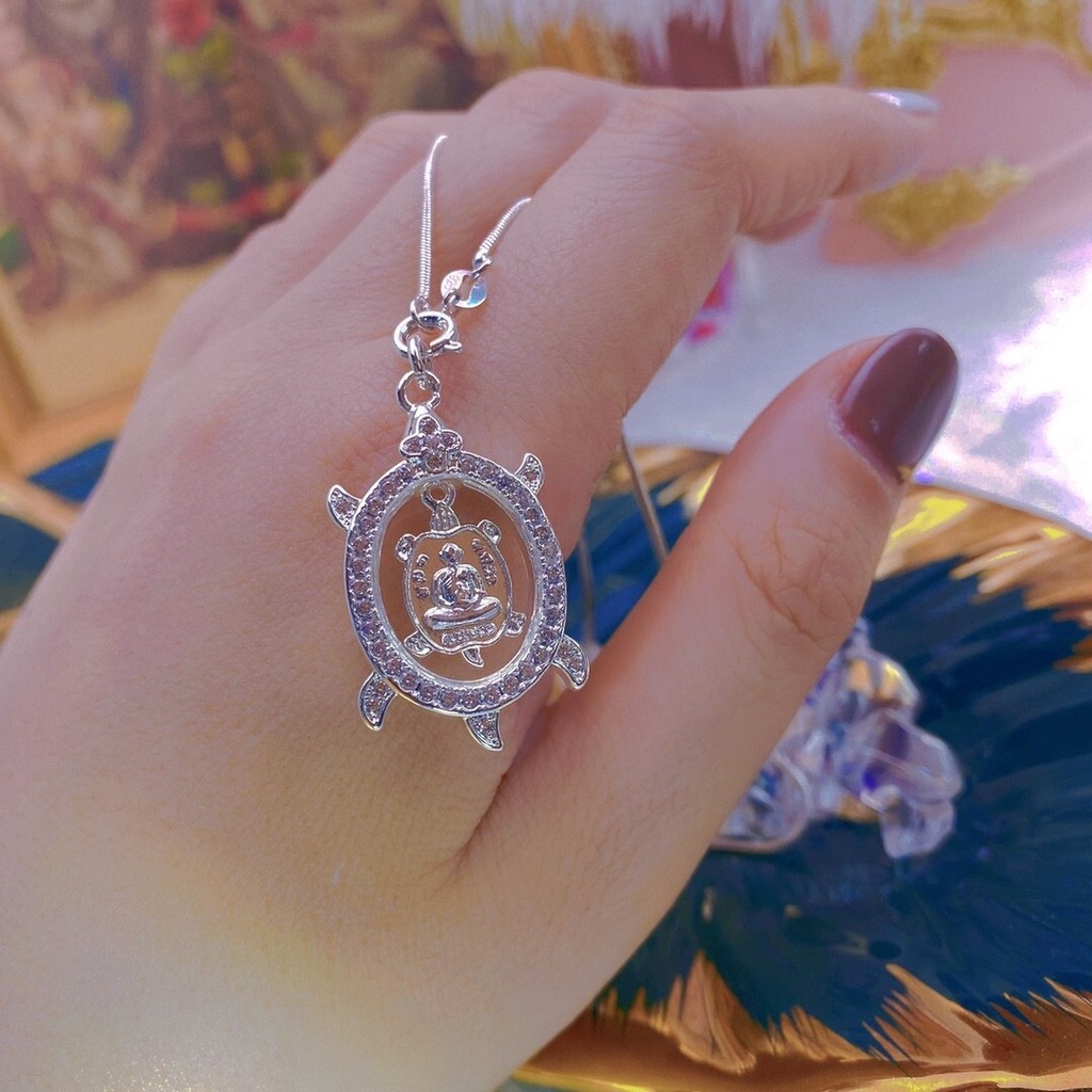 T Thailand Amulet LP Liu 2560 จี้เต่าพรสวรรค์ สร้อยคอเครื่องประดับพระพุทธรูป 24156.8 ALS