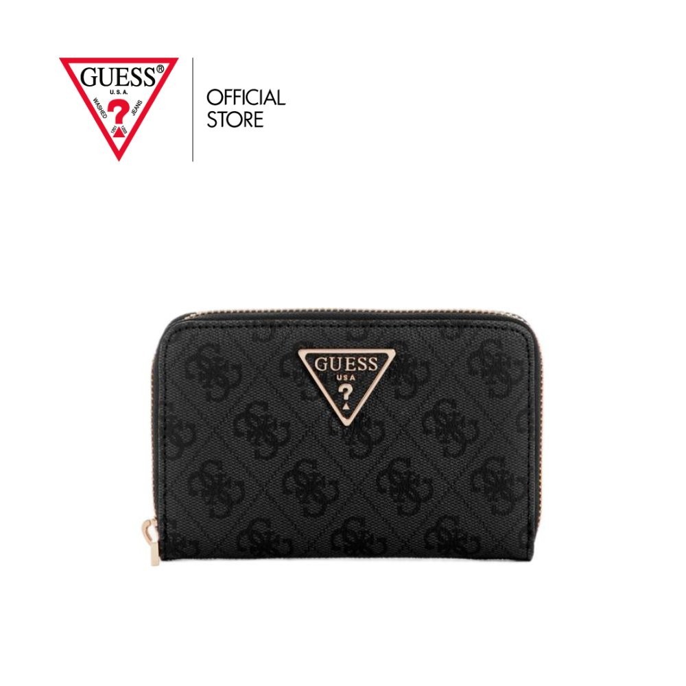 GUESS กระเป๋า รุ่น SG7459140 LAUREL II SLG MED ZIP AROUND ZIP WALLET สีดำ