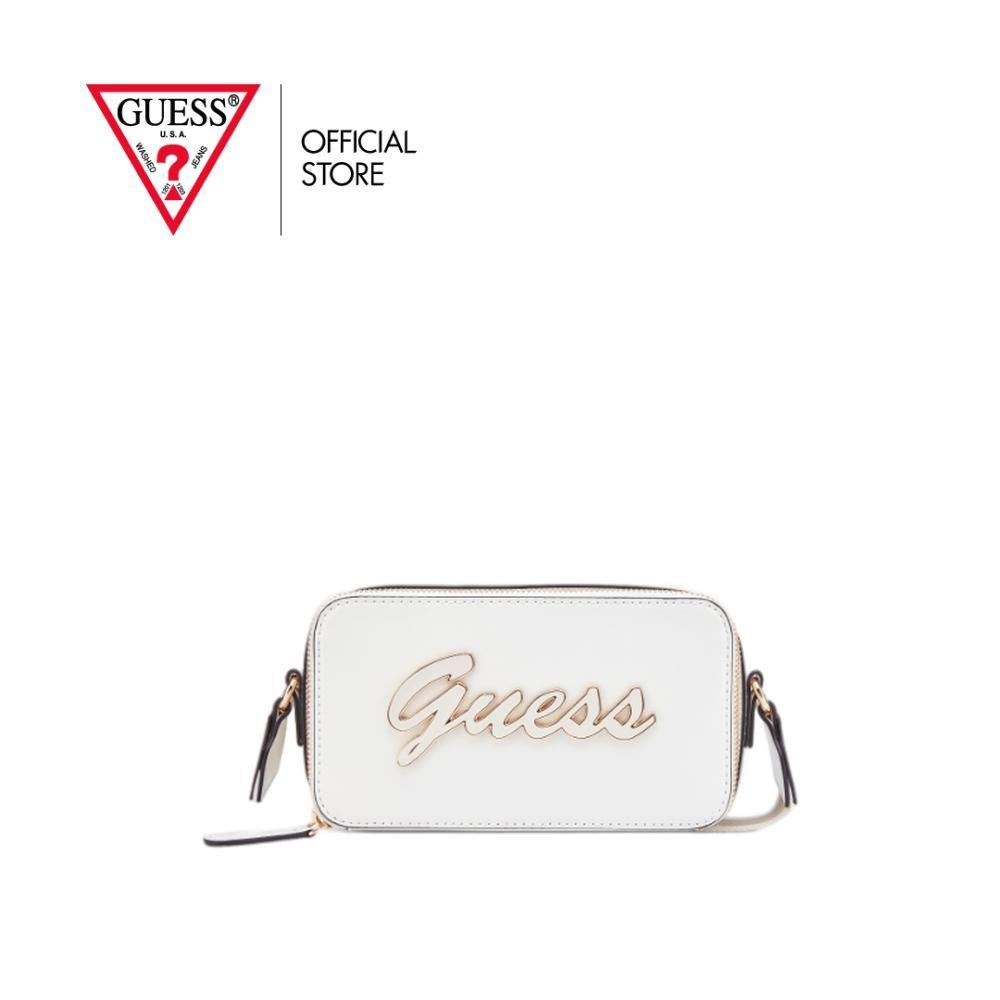 กระเป๋า Guess รุ่น LG978070 CARRARA MINI CROSSBODY TOP ZIP สีครีม