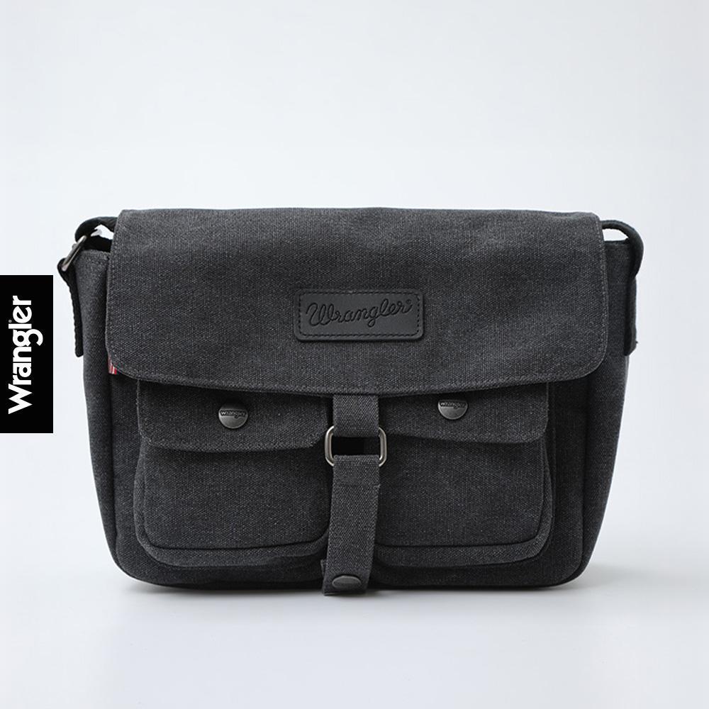 WRANGLER กระเป๋าผู้ชาย รุ่น WR S126UBAGN05 สีดำ