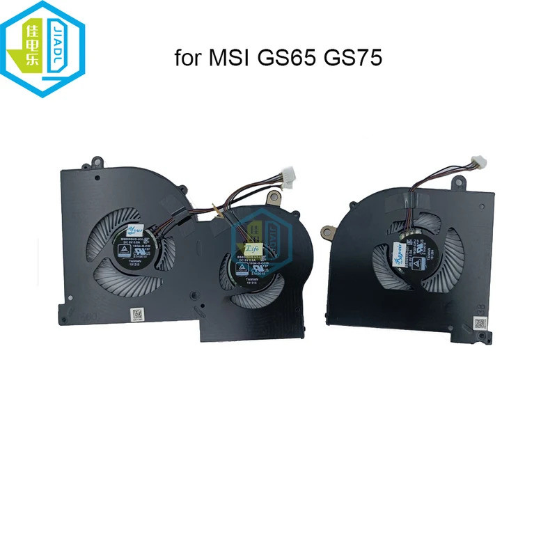 คอมพิวเตอร์ CPU GPU พัดลมระบายความร้อนสําหรับ MSI GS65 GS65VR P65 MS-16Q4 MS-16Q2 P75 GS75 17G1 17G2