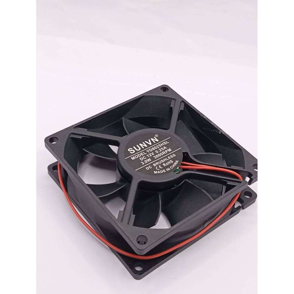 มือ1ทุกชิ้น ในไทย พัดลม3นิ้ว YD8025HSL DC 12V 0.25A สินค้าถ่ายจากงานจริงส่งจากไทย ใหม่ในไทย