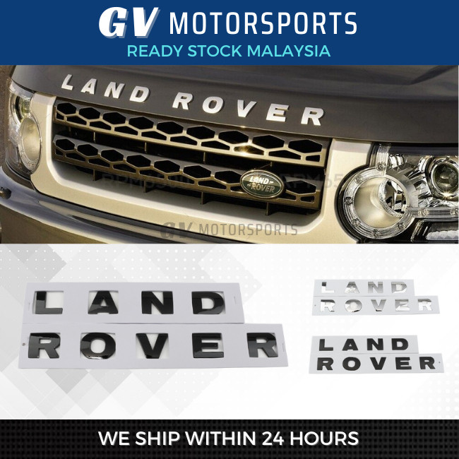 Land Rover Range Rover 3D Letter รถ Hood Bonnet ฝาครอบสัญลักษณ์สําหรับ Land Rover Range Rover
