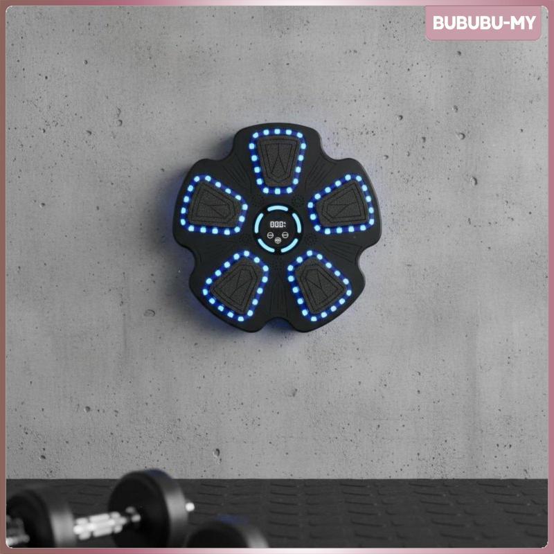 [BubuMY] PU Bluetooth Boxing Target Interactive Punching Pad Wall การติดตั้งสําหรับครอบครัว Home Fit