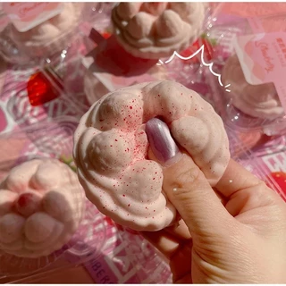 นม AromaTwisted Dough Bread Squeeze ของเล่น Squishy สมจริง Hand-torn ขนมปังช้า Rebound Fidget ของเล่นสําหรับผู้ใหญ่ความเครียดความวิตกกังวล