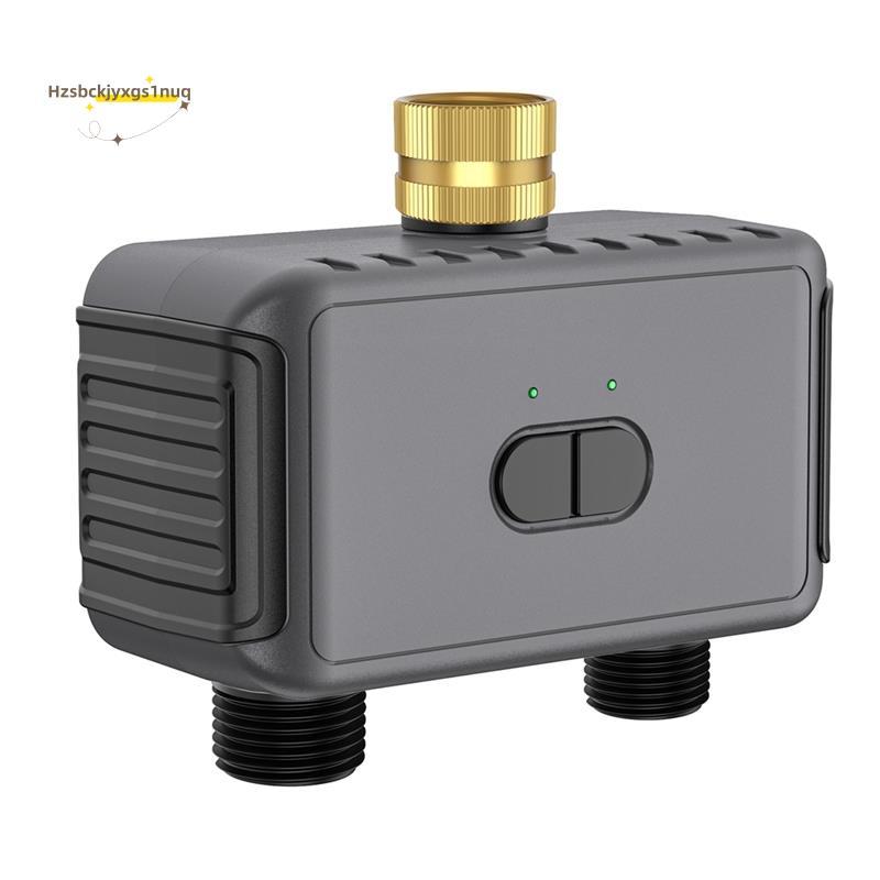 Hzsbckjyxgs1uqTuya WiFi Smart Water Timer 2 Outlets Sprinkler Timer Rain Delay