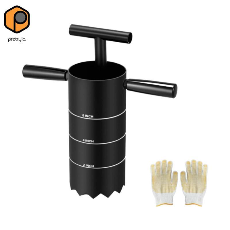Prettyia Golf Hole Cutter ถ้วยความแข็งแรงสูง Maker อุปกรณ์เสริมกีฬากอล์ฟสําหรับ Clean Hole Setup บน 