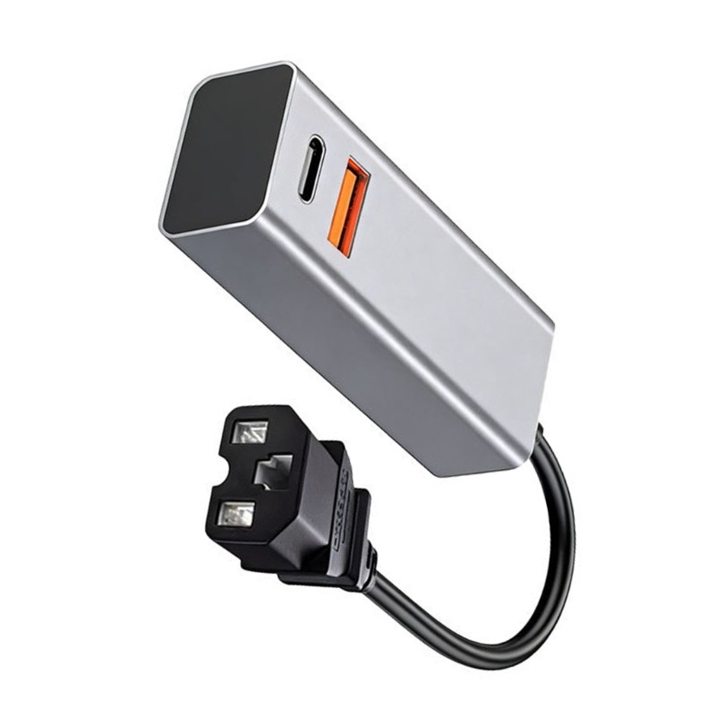EV Universal Double Output USB Charger สําหรับ 36V ถึง 84V ยานพาหนะไฟฟ้าและ Gadgets