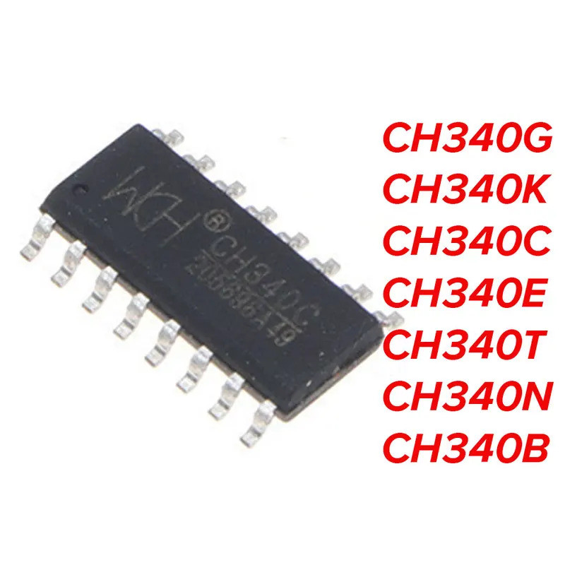 5PCS CH340G CH340K CH340C CH340E CH340T CH340N CH340B SOP ชิป ic