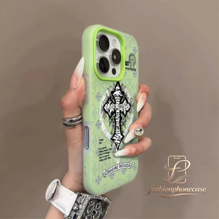 🦋เคสโทรศัพท์ลายไม้กางเขนแม่เหล็กซิลิโคน เหมาะสำหรับ iPhone 17 16 15 14 13 12 11 PRO MAX PLUS AIR - WHGDCXK1